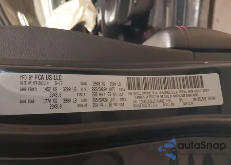 2018 Dodge Durango Gt Awd из США, поврежденный, VIN 1C4RDJDG6JC174406